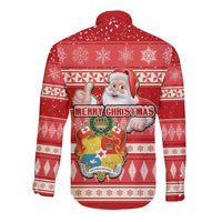 tonga-christmas-long-sleeve-button-shirt-the-santa-coat-of-arms-with-ngatu-and-snow-pattern