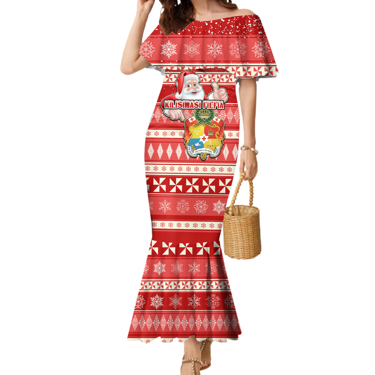 custom-tonga-christmas-mermaid-dress-the-santa-coat-of-arms-with-ngatu-and-snow-pattern