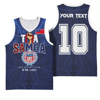 Custom Rugby Toa Samoa Basketball Jersey Champions Six Eight Five - Polynesian Pride