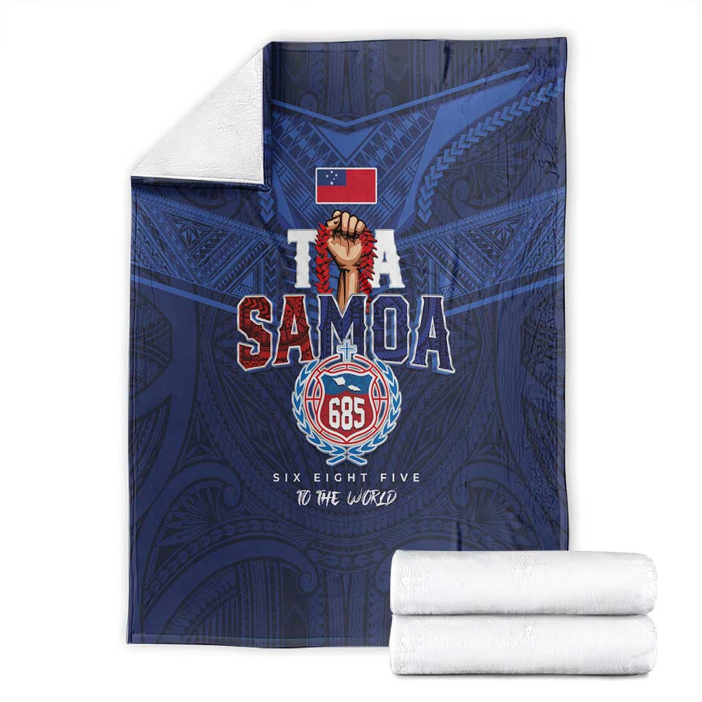 Rugby Toa Samoa Blanket Champions Six Eight Five - Polynesian Pride