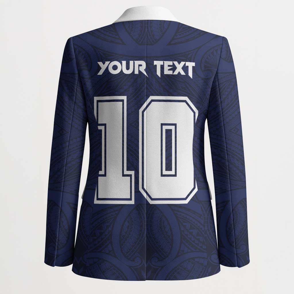 Custom Rugby Toa Samoa Blazer Champions Six Eight Five - Polynesian Pride