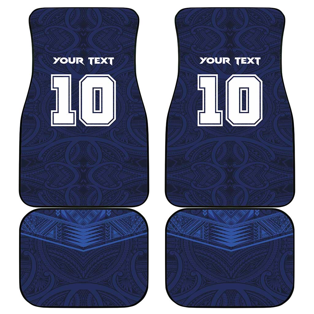 Custom Rugby Toa Samoa Car Mats Champions Six Eight Five - Polynesian Pride