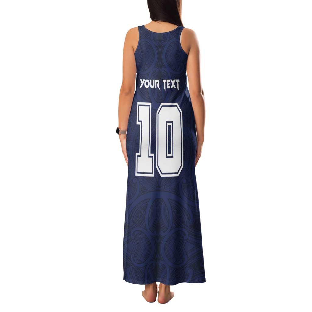 Custom Rugby Toa Samoa Family Matching Tank Maxi Dress and Hawaiian Shirt Champions Six Eight Five - Polynesian Pride