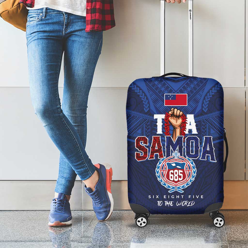 Rugby Toa Samoa Luggage Cover Champions Six Eight Five - Polynesian Pride
