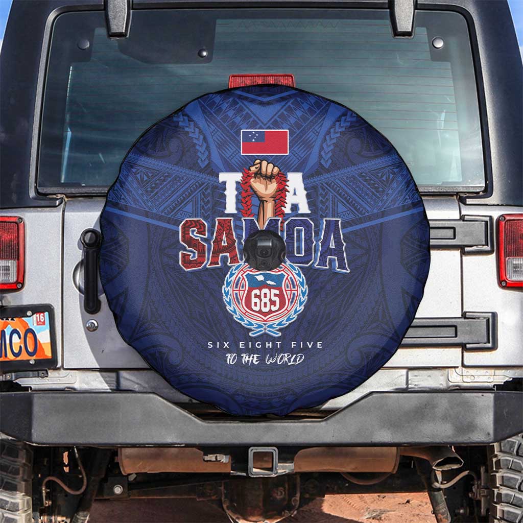 Rugby Toa Samoa Spare Tire Cover Champions Six Eight Five - Polynesian Pride