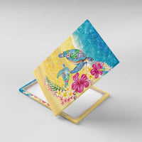 Hawaiian Tropical Plants Turtles Canvas Wall Art Watercolor Style - Polynesian Pride