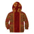 Hawaii Style Hibiscus and Tribal Element Fabric Patchwork Kid Hoodie LT03 - Polynesian Pride