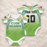 Custom Cook Islands Rugby League Baby Onesie