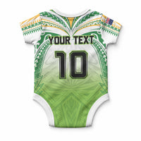 Custom Cook Islands Rugby League Baby Onesie
