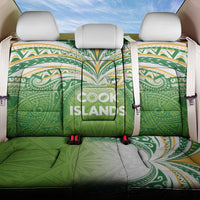 Cook Islands Rugby League Back Car Seat Cover Tatau Tribal Motifs-Light Green Color - Polynesian Pride