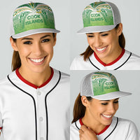 Cook Islands Rugby League Baseball Net Cap Tatau Tribal Motifs-Light Green Color LT03 - Polynesian Pride