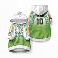 Custom Cook Islands Rugby League Pet Hoodie