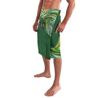 Custom Cook Islands Rugby League Lavalava Tatau Tribal Motifs-Dark Green Color LT03 - Polynesian Pride
