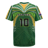 Custom Cook Islands Rugby League Rugby Jersey Tatau Tribal Motifs-Dark Green Color LT03 - Polynesian Pride