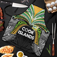Cook Islands Rugby League Apron Tatau Tribal Motifs-Black Color LT03 Black - Polynesian Pride