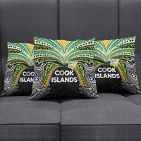 Cook Islands Rugby League Pillow Cover Tatau Tribal Motifs-Black Color LT03 - Polynesian Pride