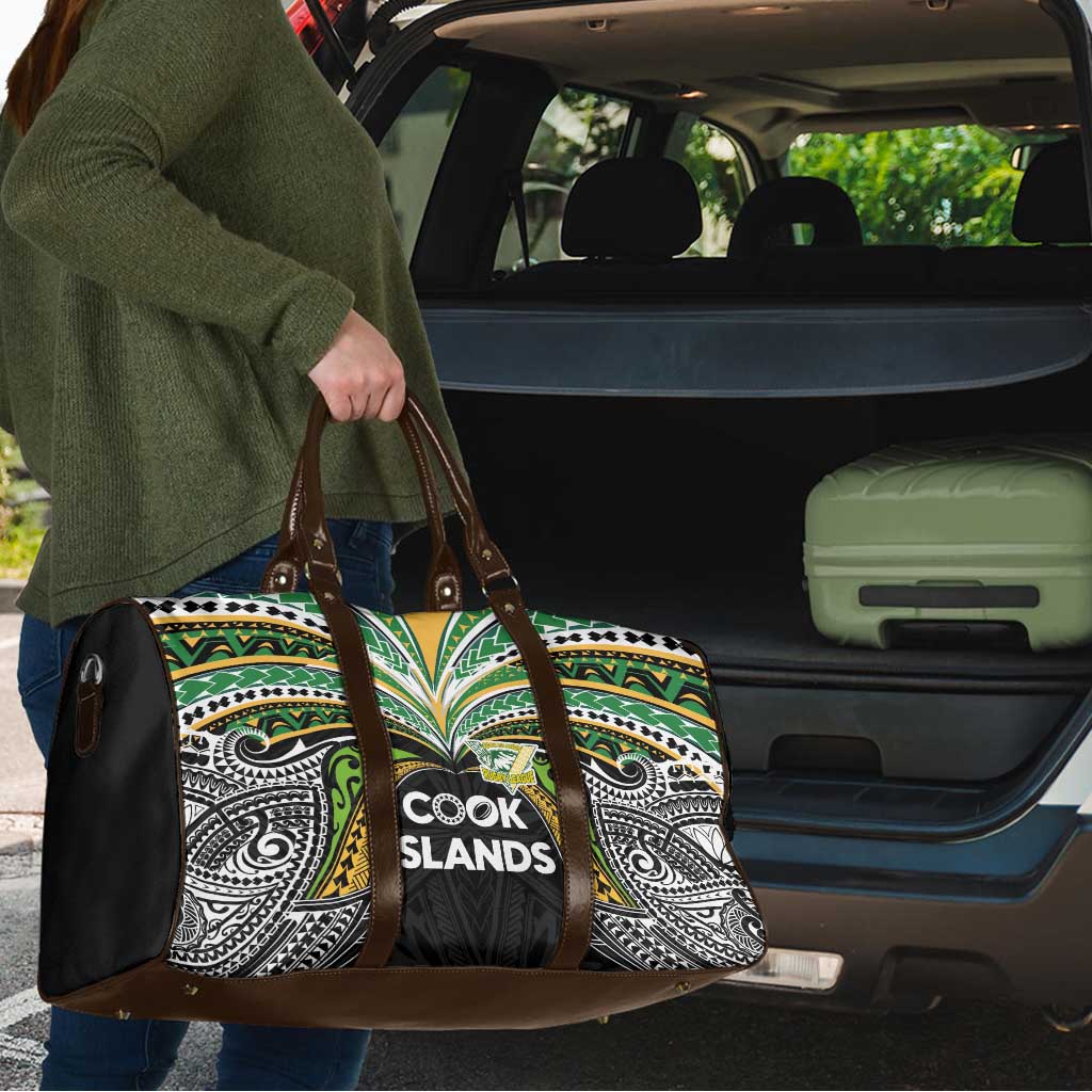 Cook Islands Rugby League Travel Bag Tatau Tribal Motifs-Black Color LT03 - Polynesian Pride