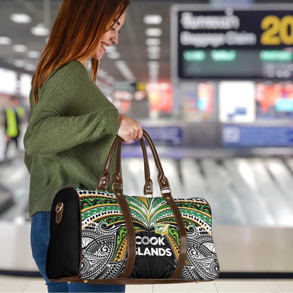 Cook Islands Rugby League Travel Bag Tatau Tribal Motifs-Black Color LT03 - Polynesian Pride