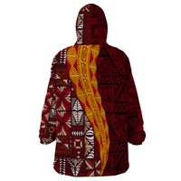 Tonga Feletoa Kupesi Fakatonga Wearable Blanket Hoodie LT03 - Polynesian Pride