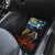 New Zealand and Australia ANZAC Day Car Mats Kiwi Bird and Kangaroo Soldier Starry Night Style LT03 - Polynesian Pride