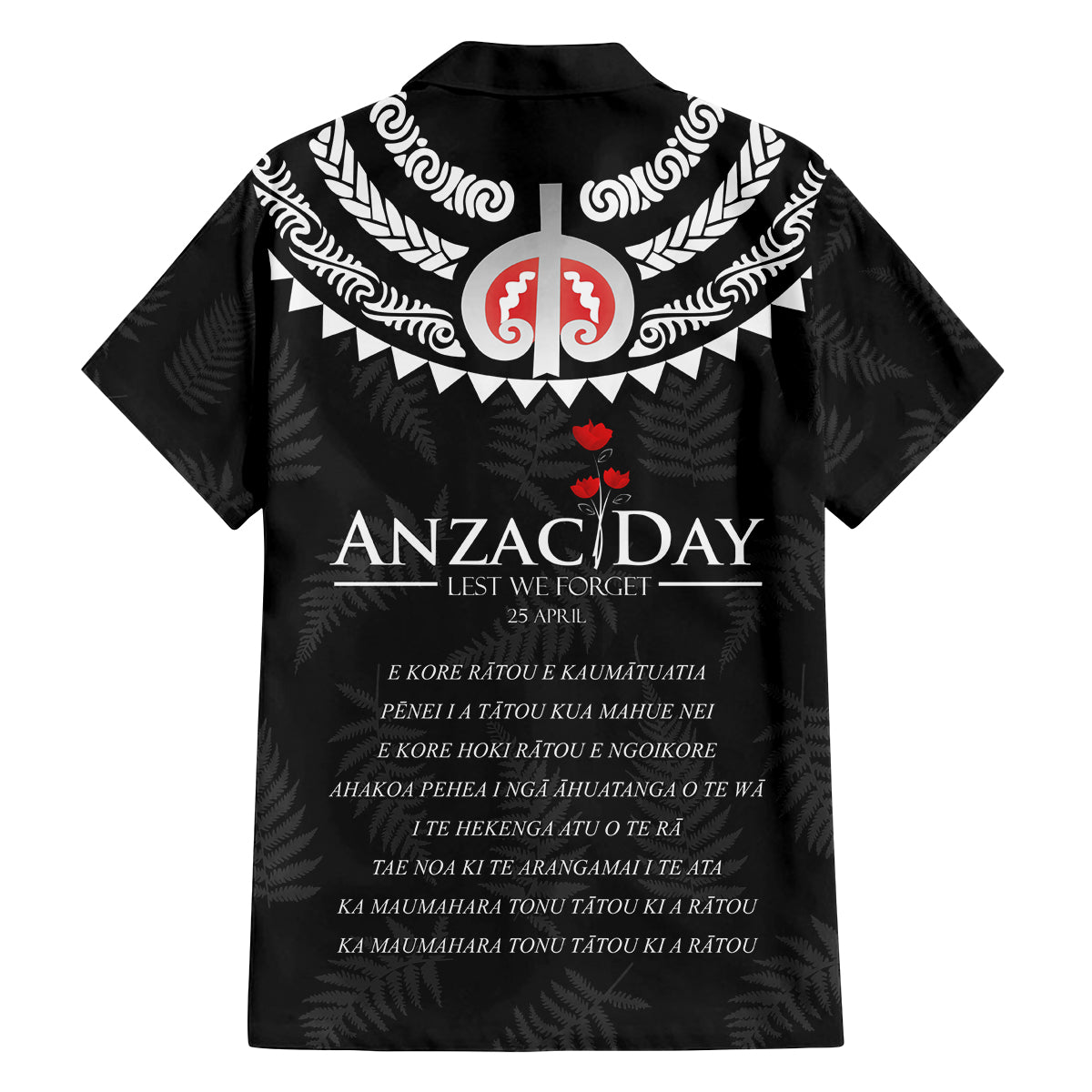 New Zealand ANZAC Day Family Matching Off Shoulder Long Sleeve Dress and Hawaiian Shirt Lest We Forget Haka Dance Respect LT03 - Polynesian Pride