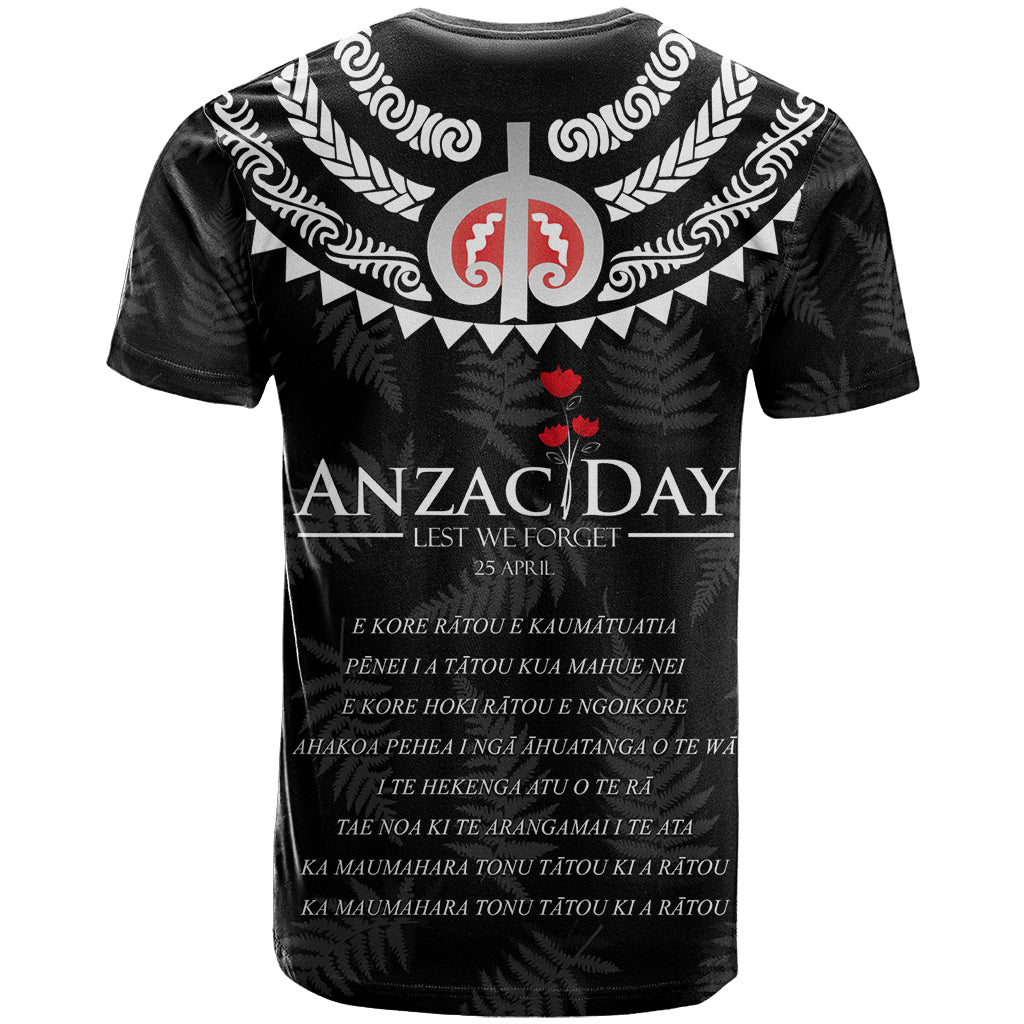 New Zealand ANZAC Day T Shirt Lest We Forget Haka Dance Respect LT03 - Polynesian Pride