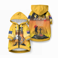 New Zealand and Australia ANZAC Day Pet Hoodie