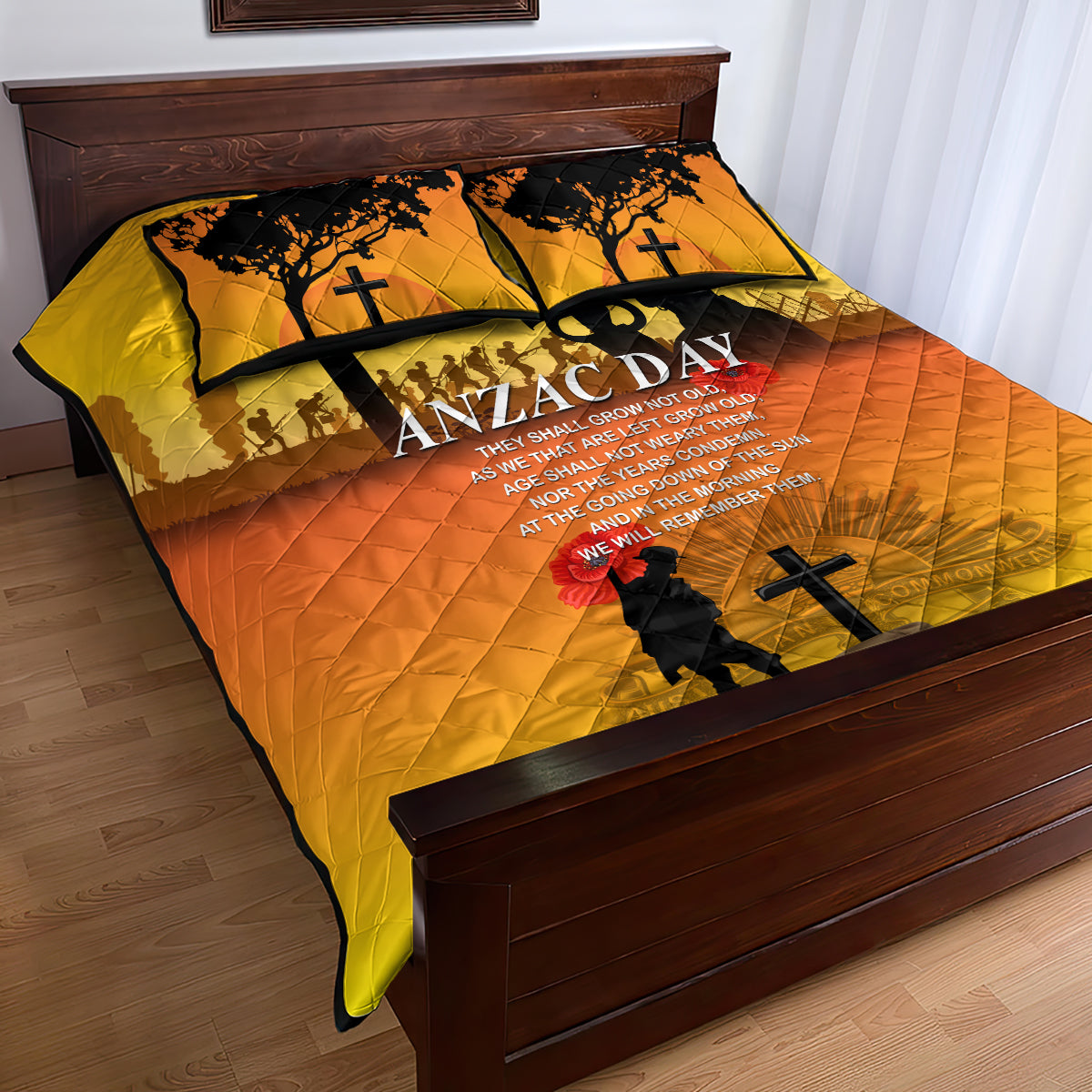 New Zealand and Australia ANZAC Day Quilt Bed Set Gallipoli Lest We Forget LT03 - Polynesian Pride