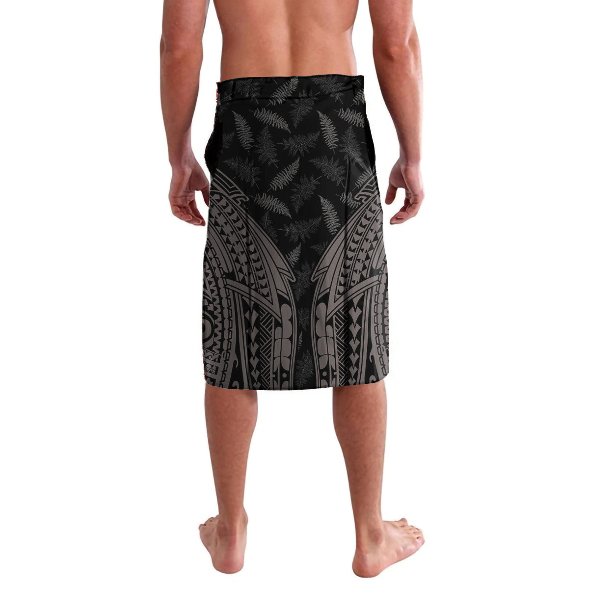 Custom New Zealand Women's Day Lavalava Maori Tribal Girl and Silver Fern Pattern LT03 - Polynesian Pride