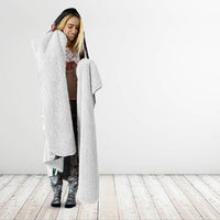 New Zealand Hooded Blanket Manaia Fern and Koru Maori Pattern