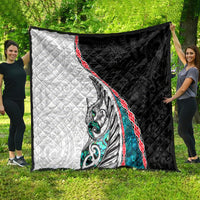 New Zealand Quilt Manaia Fern and Koru Maori Pattern LT03 - Polynesian Pride