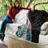New Zealand Quilt Manaia Fern and Koru Maori Pattern LT03 - Polynesian Pride