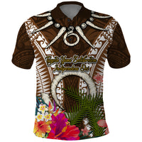 Vanuatu Selebretem 44th Indipendens Dei Polo Shirt Yumi Pig Tusk and Namele Fern