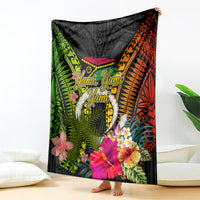 Vanuatu Independence Day Blanket Tugeta Yumi Selebretem Indipendens Dei LT03 - Polynesian Pride