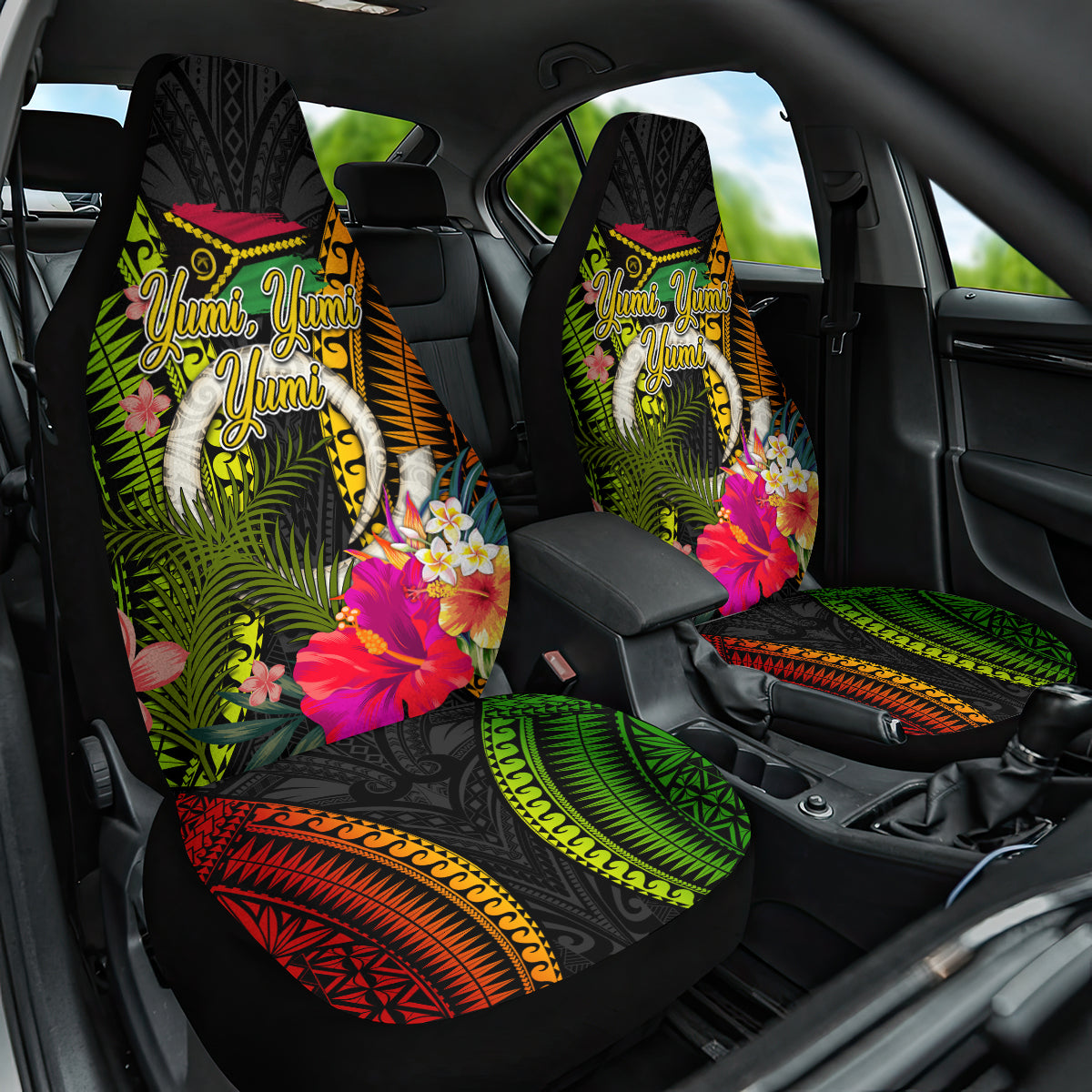 Vanuatu Independence Day Car Seat Cover Tugeta Yumi Selebretem Indipendens Dei