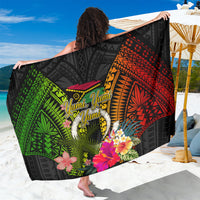 Vanuatu Independence Day Sarong Tugeta Yumi Selebretem Indipendens Dei LT03 One Size 44 x 66 inches Black - Polynesian Pride
