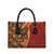 Samoan Pacific Tribal Flower Geometric Art Tattoos Leather Bag Siapo Pattern Flame Sunset - Polynesian Pride