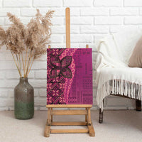 Samoan Pacific Tribal Flower Geometric Art Tattoos Canvas Wall Art Siapo Pattern Romantic Rose LT03 - Polynesian Pride