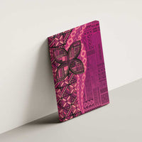 Samoan Pacific Tribal Flower Geometric Art Tattoos Canvas Wall Art Siapo Pattern Romantic Rose LT03 - Polynesian Pride
