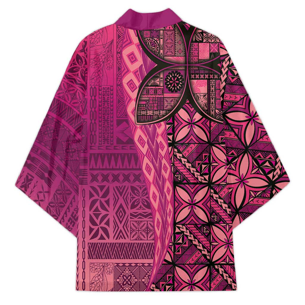 Samoan Pacific Tribal Flower Geometric Art Tattoos Kimono Siapo Pattern Romantic Rose LT03 - Polynesian Pride