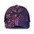 Samoan Pacific Tribal Flower Geometric Art Tattoos Baseball Net Cap Siapo Pattern Purple Haze - Polynesian Pride
