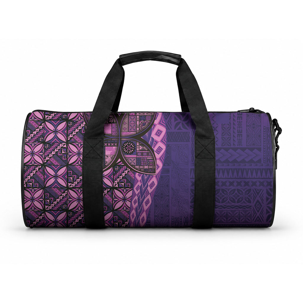 Samoan Pacific Tribal Flower Geometric Art Tattoos Duffle Bag