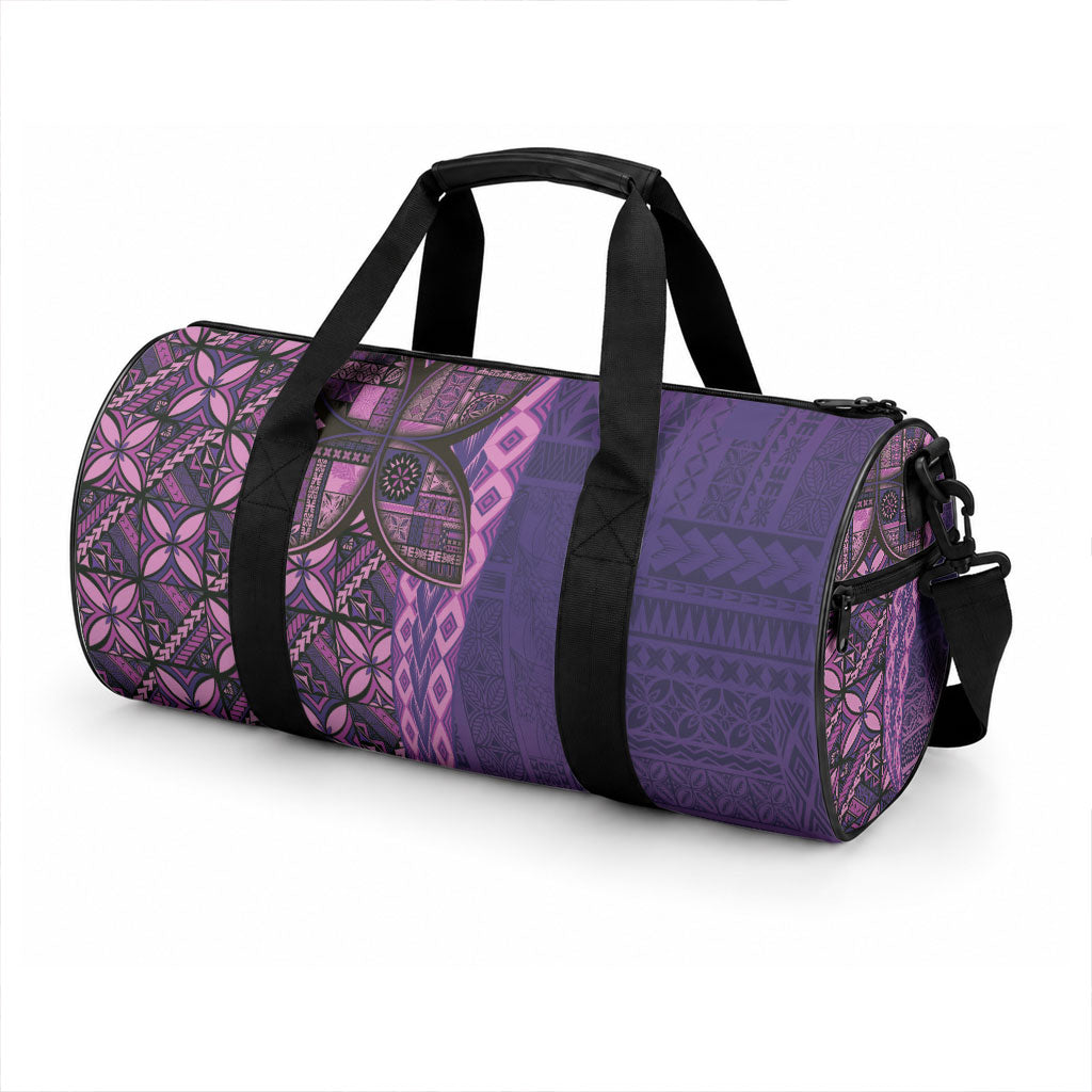 Samoan Pacific Tribal Flower Geometric Art Tattoos Duffle Bag