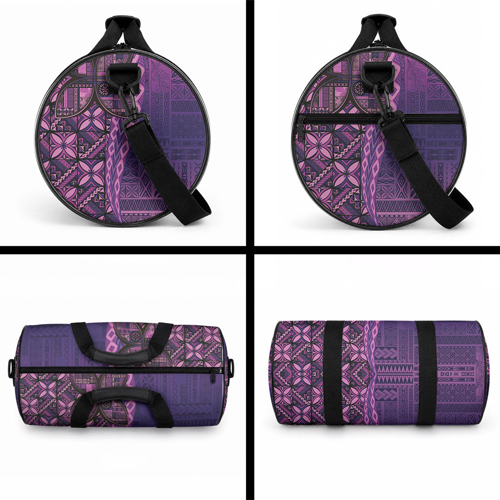 Samoan Pacific Tribal Flower Geometric Art Tattoos Duffle Bag