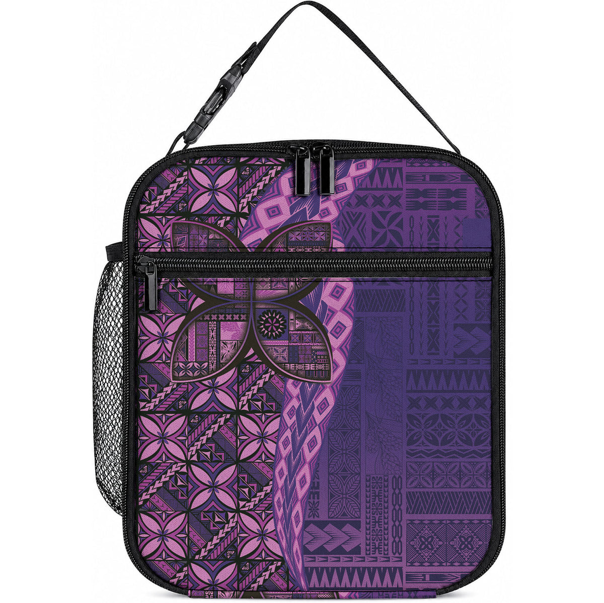 Samoan Pacific Tribal Flower Geometric Art Tattoos Lunch Bag