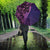 Samoan Pacific Tribal Flower Geometric Art Tattoos Umbrella Siapo Pattern Purple Haze - Polynesian Pride