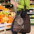 Fijian Masi Tribal Tattoos Art Pattern Grocery Bag Brown Color Half Style - Polynesian Pride