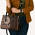 Fijian Masi Tribal Tattoos Art Pattern Leather Bag Brown Color Half Style - Polynesian Pride