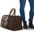 Fijian Masi Tribal Tattoos Art Pattern Travel Bag Brown Color Half Style - Polynesian Pride