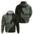 Fijian Masi Tribal Tattoos Art Pattern Hoodie Green Color Half Style - Polynesian Pride